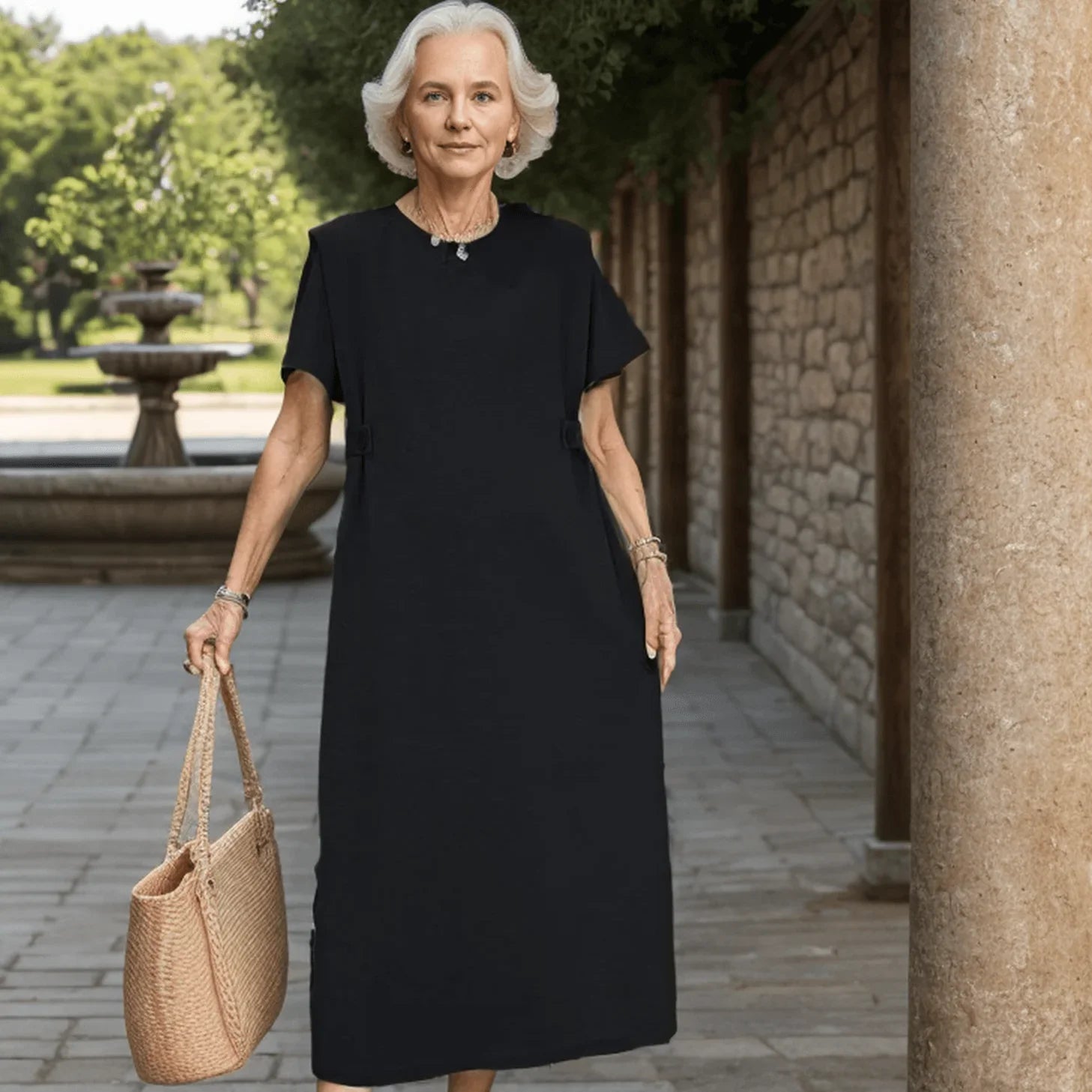 Vestido Despojado Alice™ em Algodão Soft / Caimento Soltinho e Conforto para o seu Dia a Dia! - ModernLar