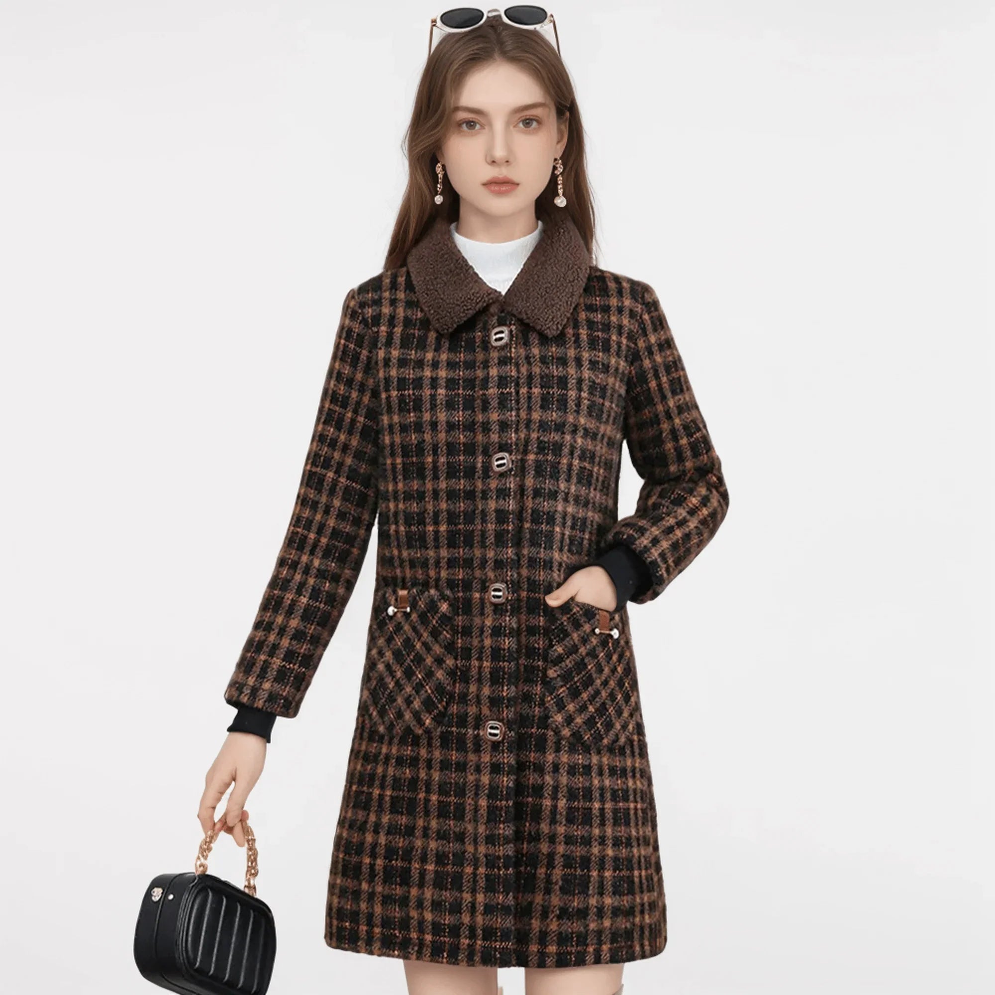 Casaco Xadrez Boston™ com Forro de Ultra Macio / Sinta o Abraço do Inverno com Elegância e Conforto - ModernLar