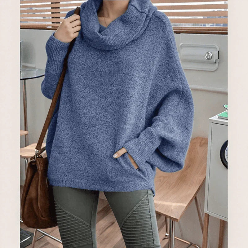 Suéter Lahoma™ em Tricô de Algodão / Estilo Solto com Conforto que Abraça