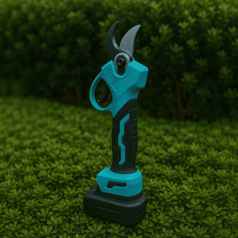Tesoura de Poda Modern Lar™ com Lâmina SK5 e Motor Elétrico / Design Ergonômico para Cortes Limpos e Rápidos no Seu Jardim!