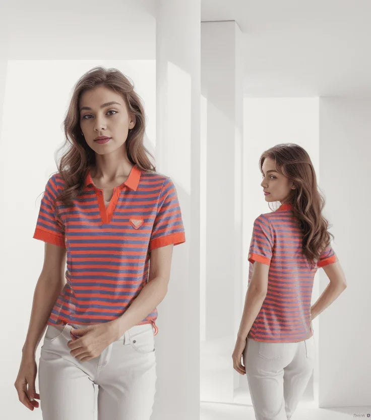 Kit com 3 Polos Demeter’s™ Estilo Clássico / A Polo Essencial para o Guarda-Roupa da Mulher Elegante! - ModernLar