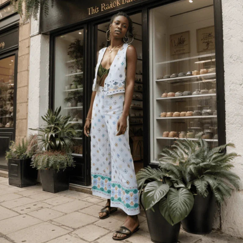 Conjunto Gorete: Versatilidade Floral para Todas as Ocasiões - ModernLar