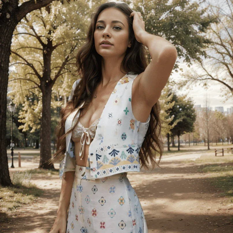 Conjunto Gorete: Versatilidade Floral para Todas as Ocasiões - ModernLar