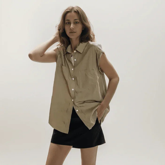 (Compre 1 e Leve 2) Camisa Solange com Mangas Cavadas - Sua Companheira Inseparável nos dias mais Quentes! - ModernLar