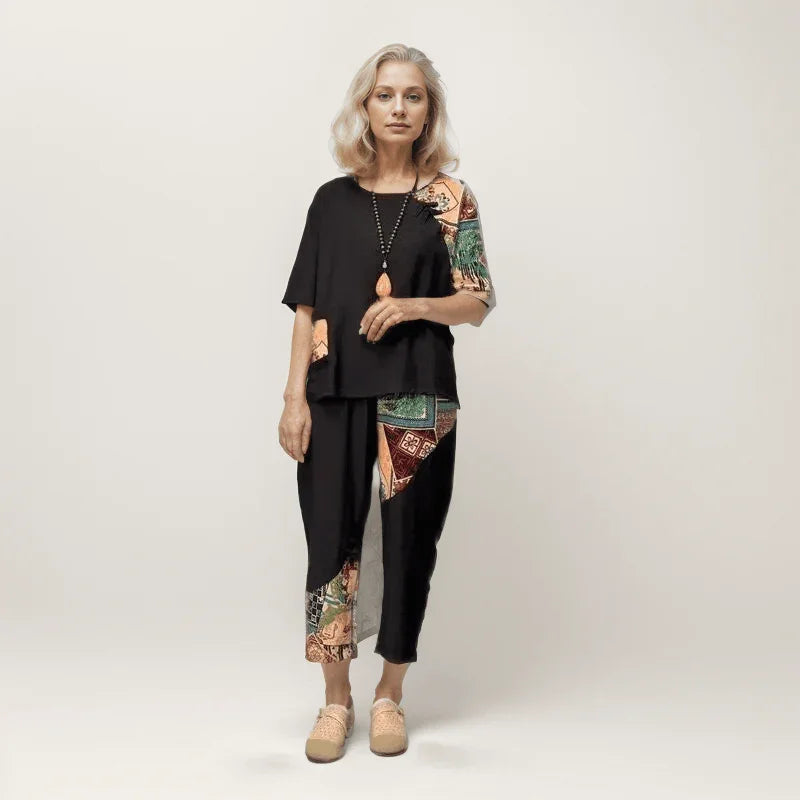 Conjunto Serenata™ em Linho de Algodāo - Elegância Atemporal e Conforto Puro - ModernLar