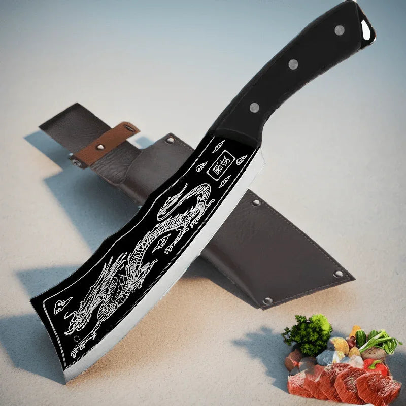 (Promoção Compre 1, Leve 2) Cutelo Japonês Shenlong™ em Aço Inoxidável / Robusto, Afiado e Durável como Nenhum Outro! - ModernLar