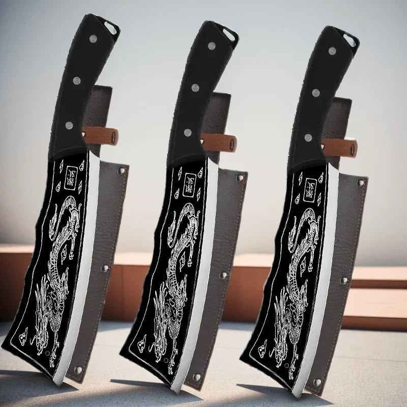 (Promoção Compre 1, Leve 2) Cutelo Japonês Shenlong™ em Aço Inoxidável / Robusto, Afiado e Durável como Nenhum Outro! - ModernLar