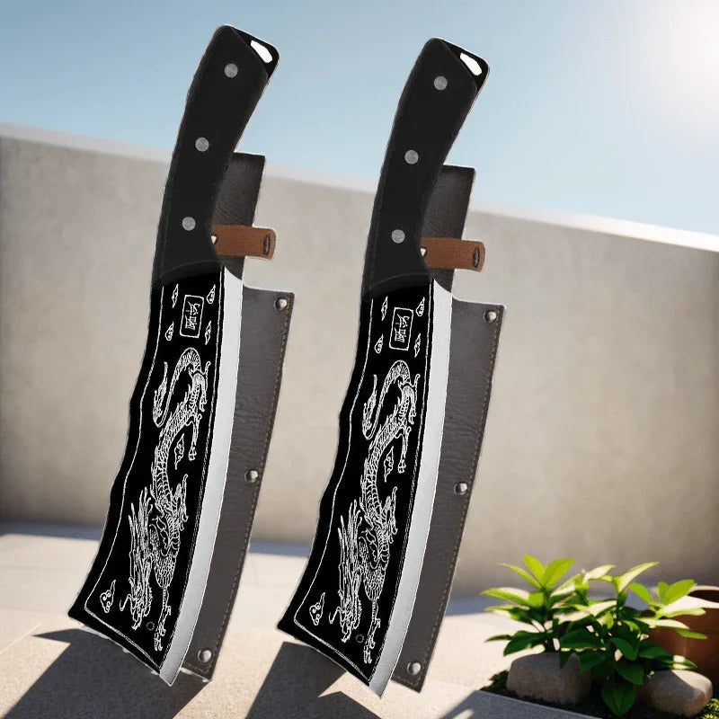 (Promoção Compre 1, Leve 2) Cutelo Japonês Shenlong™ em Aço Inoxidável / Robusto, Afiado e Durável como Nenhum Outro! - ModernLar