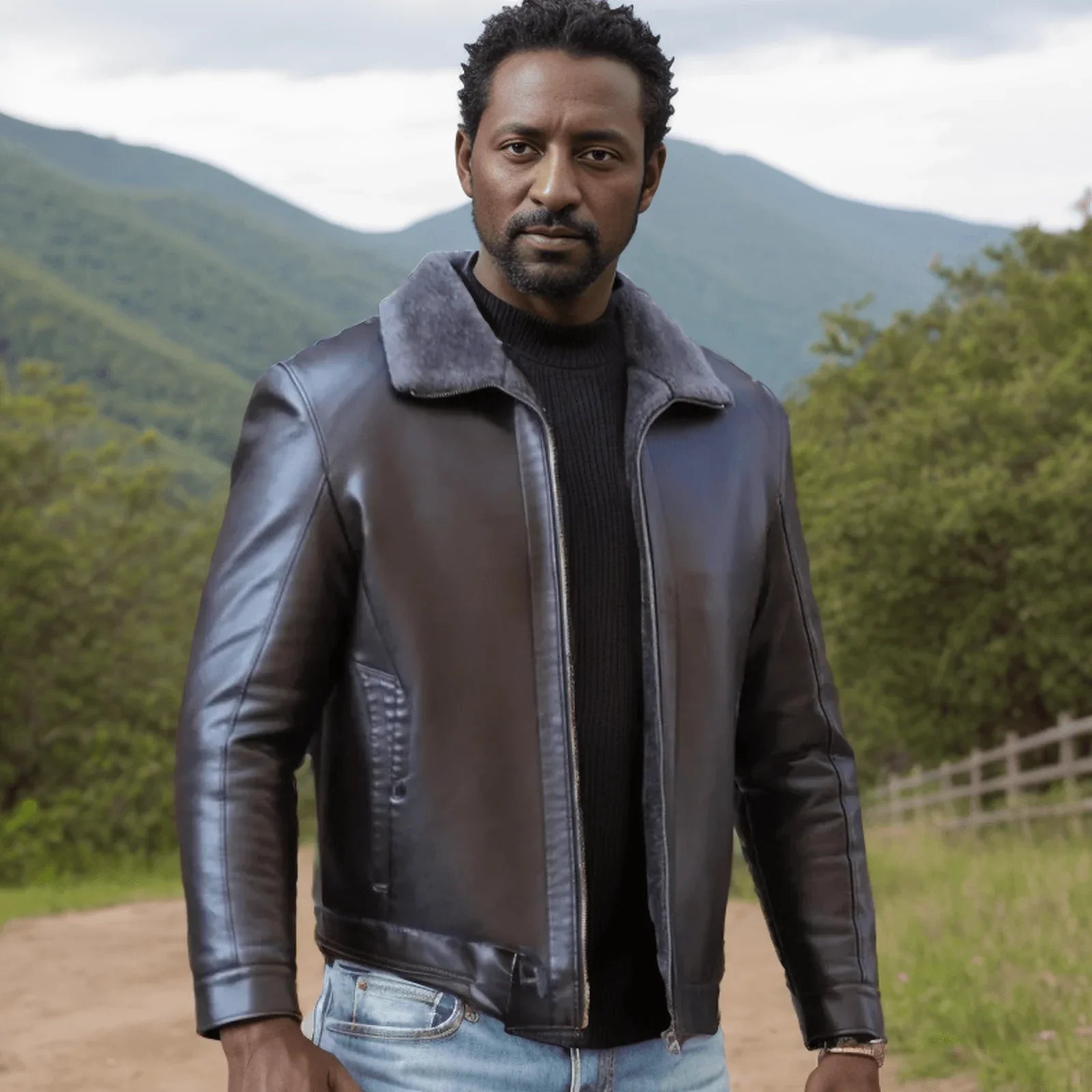 Jaqueta Brooklyn™ em Couro Luxuoso / A União de Sofisticação e Conforto para o Inverno! - ModernLar