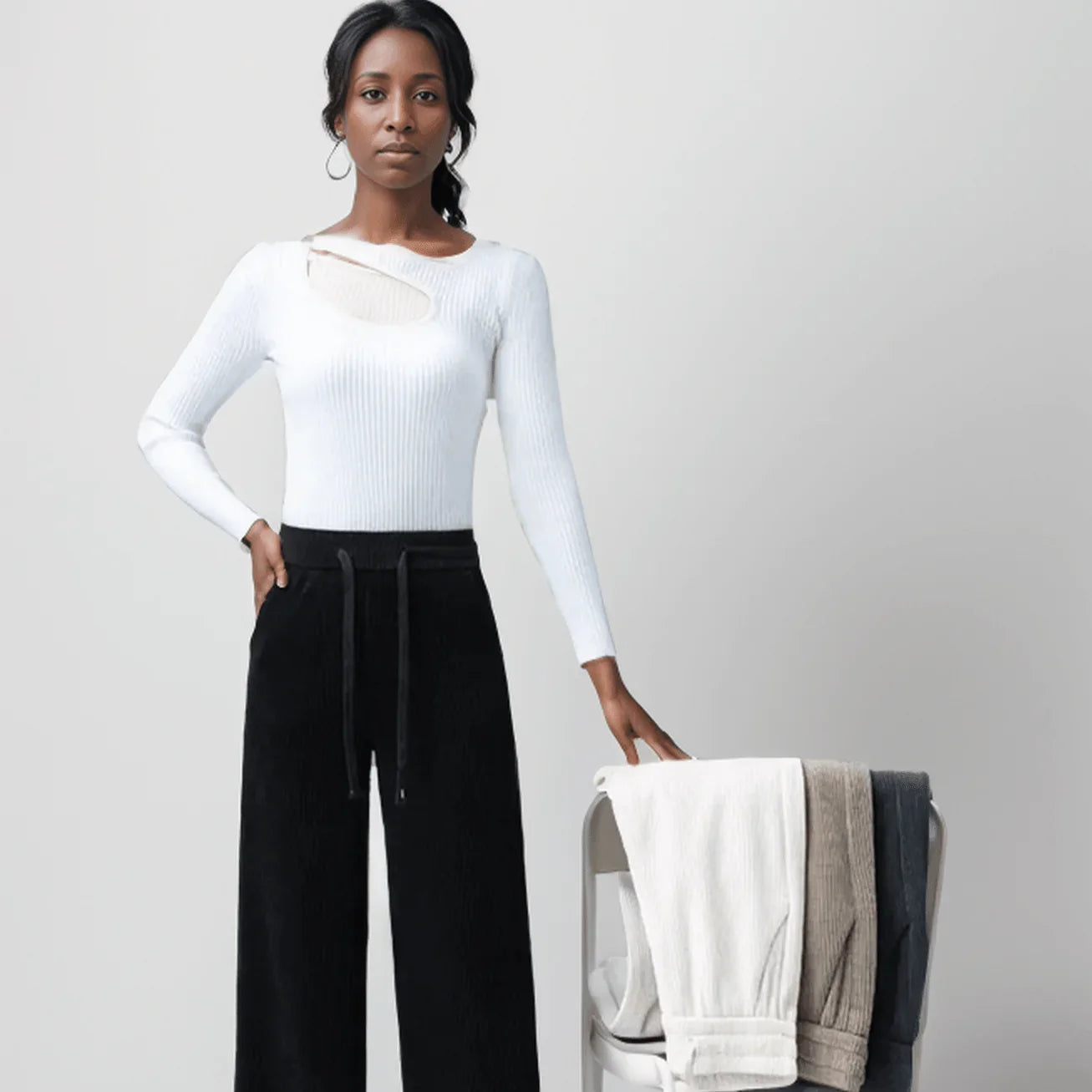 Calça Super Soltinha Palace™ com Interior Forrado / Elegância, Charme e Versatilidade para o Inverno 2024! - ModernLar