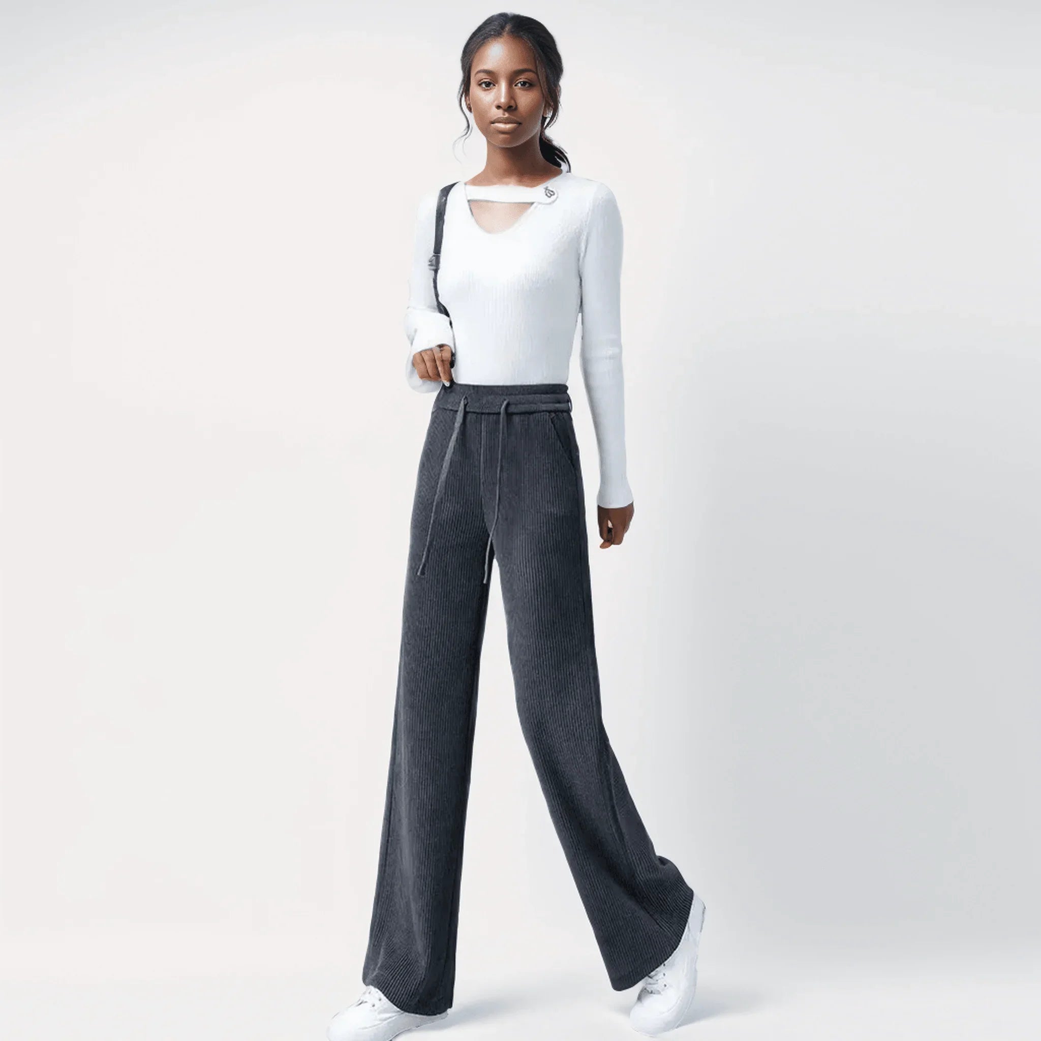 Calça Super Soltinha Palace™ com Interior Forrado / Elegância, Charme e Versatilidade para o Inverno 2024! - ModernLar