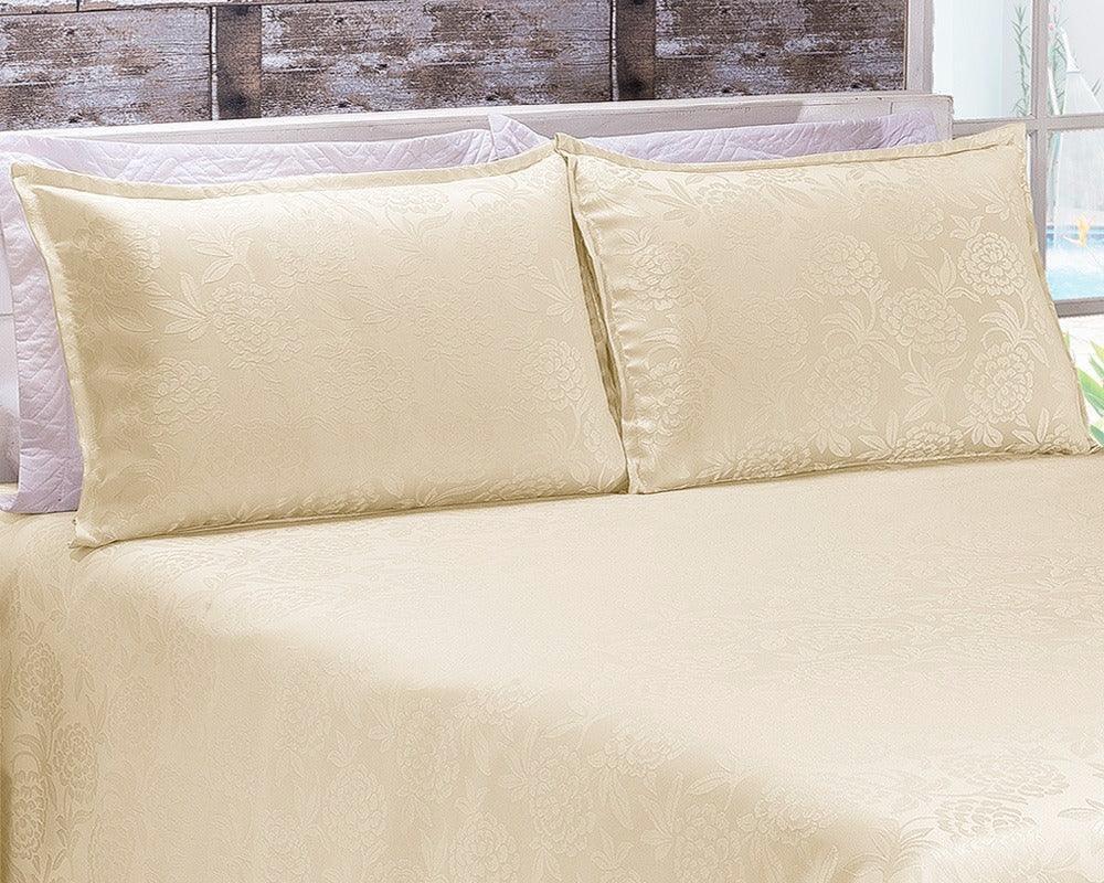 Jogo de Cobre Leito + Fronhas Royal Dreams™ / Desvende a Magia do Tecido Jacquard e Envolva-se na Sofisticação de Padrões Elevados! - ModernLar
