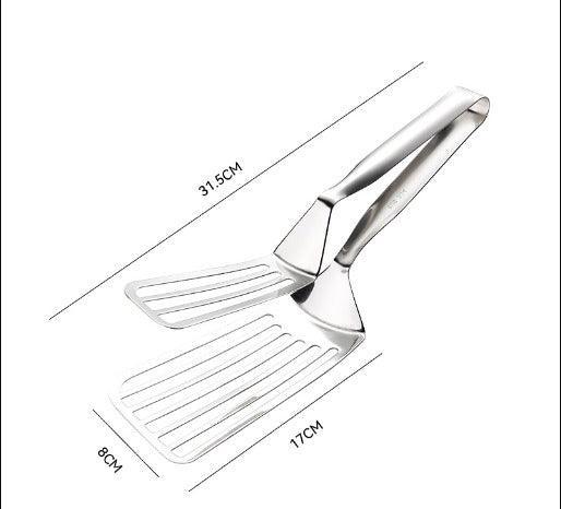 Espátula em Aço Inox Para Manuseio de Alimentos / Transforme sua Cozinha com a Espátula em Aço Inox -Praticidade e Elegância em Um Só Produto! - ModernLar
