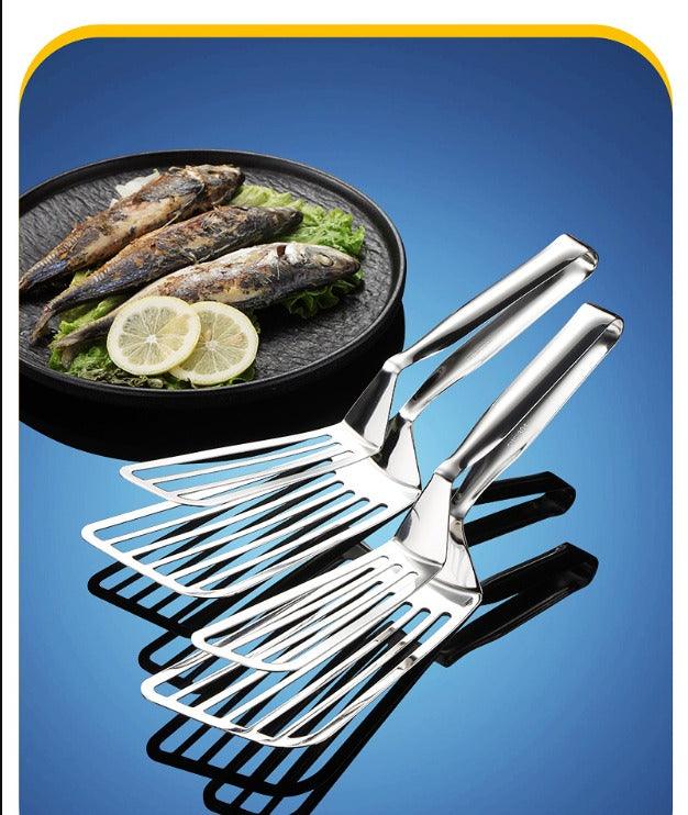 Espátula em Aço Inox Para Manuseio de Alimentos / Transforme sua Cozinha com a Espátula em Aço Inox -Praticidade e Elegância em Um Só Produto! - ModernLar