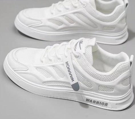 Tênis Casual Warrior™ com Design Aquático / O Tênis Branco Mais Prático e Rápido de Limpar do Mundo! - ModernLar