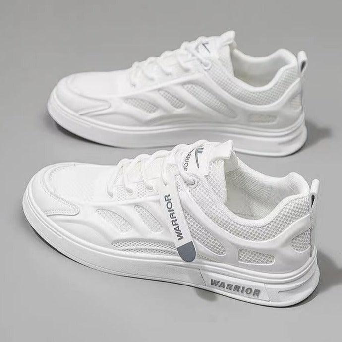 Tênis Casual Warrior™ com Design Aquático / O Tênis Branco Mais Prático e Rápido de Limpar do Mundo! - ModernLar