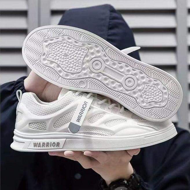 Tênis Casual Warrior™ com Design Aquático / O Tênis Branco Mais Prático e Rápido de Limpar do Mundo! - ModernLar