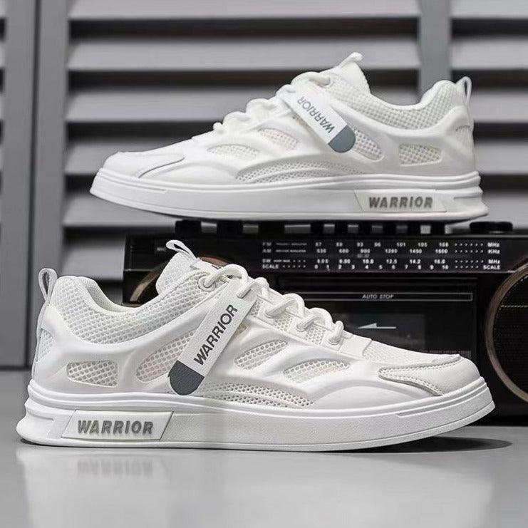 Tênis Casual Warrior™ com Design Aquático / O Tênis Branco Mais Prático e Rápido de Limpar do Mundo! - ModernLar