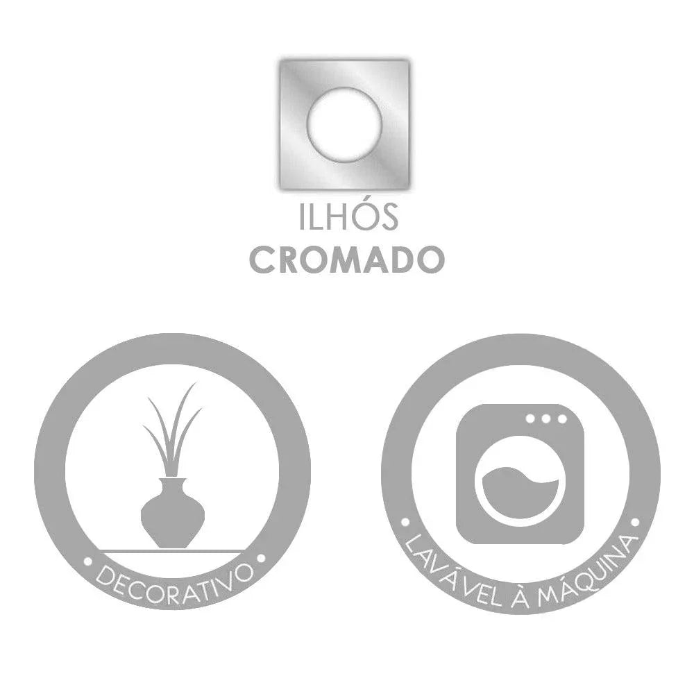 Cortina de Luxo Translúcida com Voil e forro Microfibra / Fino Acabamento perfeita para deixar seus Ambientes Bonitos e Aconchegantes!!! - ModernLar