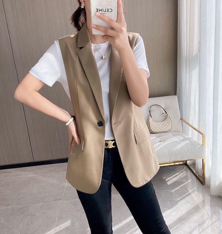 Blazer de Lapela Sophia™ - O Blazer Sem Mangas: Elegância e Estilo em Cada Detalhe! - ModernLar