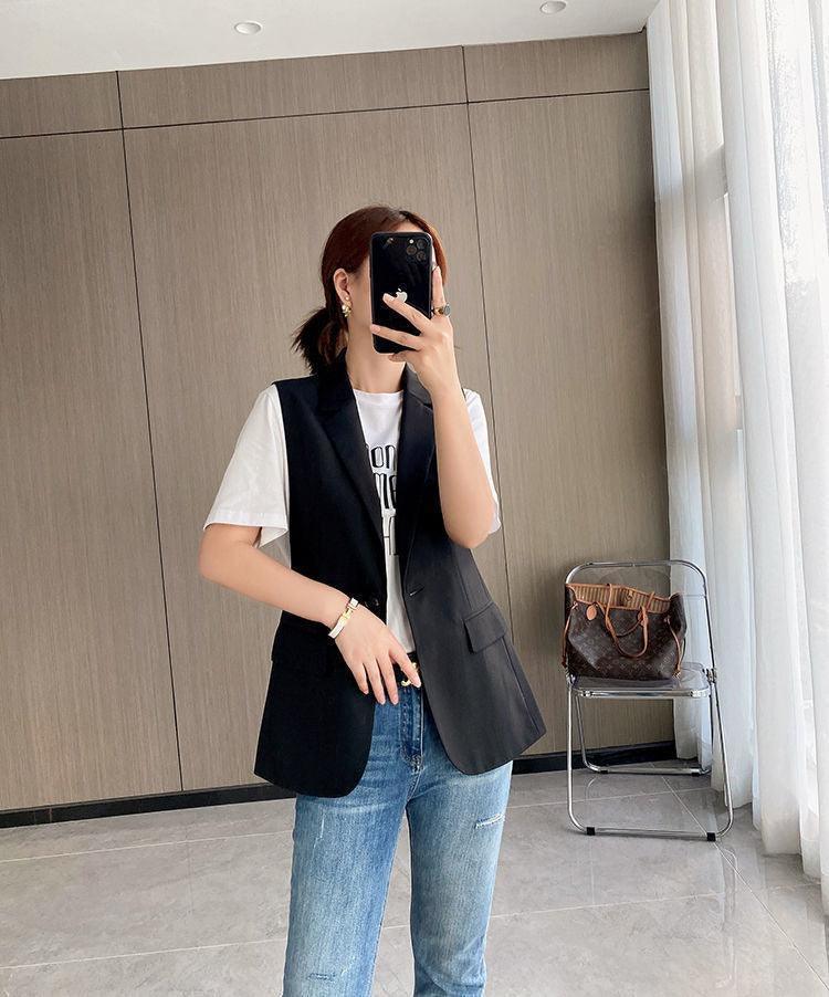 Blazer de Lapela Sophia™ - O Blazer Sem Mangas: Elegância e Estilo em Cada Detalhe! - ModernLar