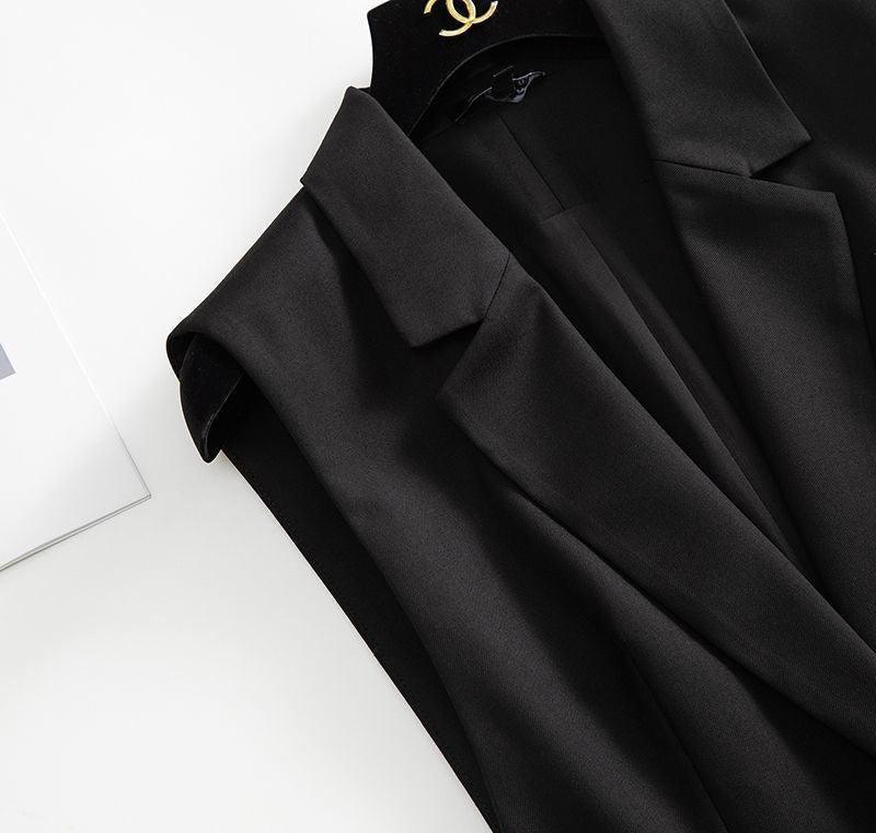 Blazer de Lapela Sophia™ - O Blazer Sem Mangas: Elegância e Estilo em Cada Detalhe! - ModernLar