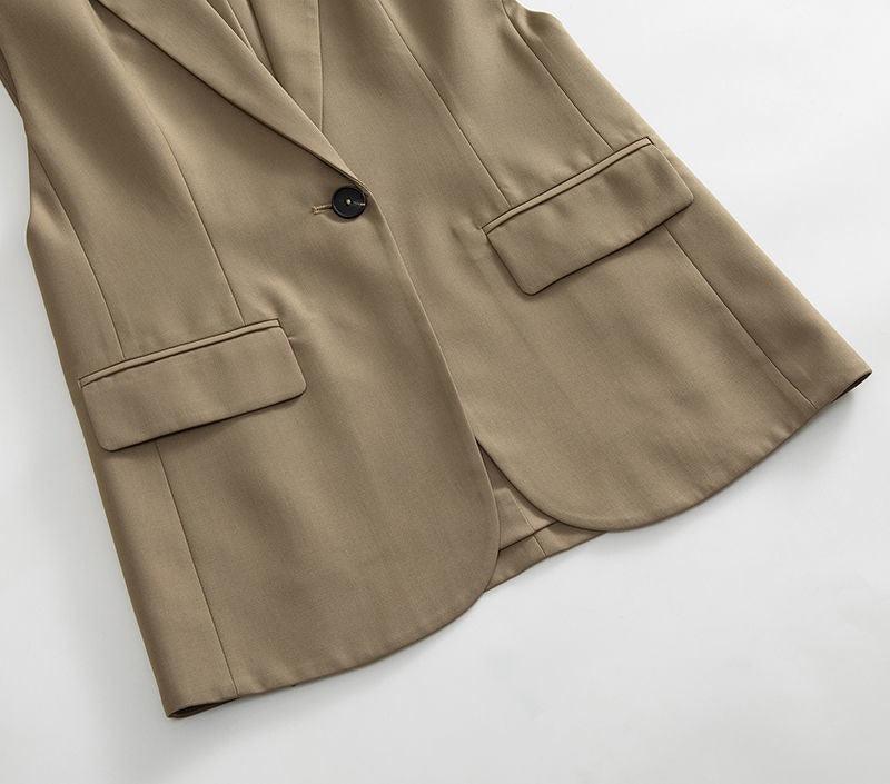Blazer de Lapela Sophia™ - O Blazer Sem Mangas: Elegância e Estilo em Cada Detalhe! - ModernLar