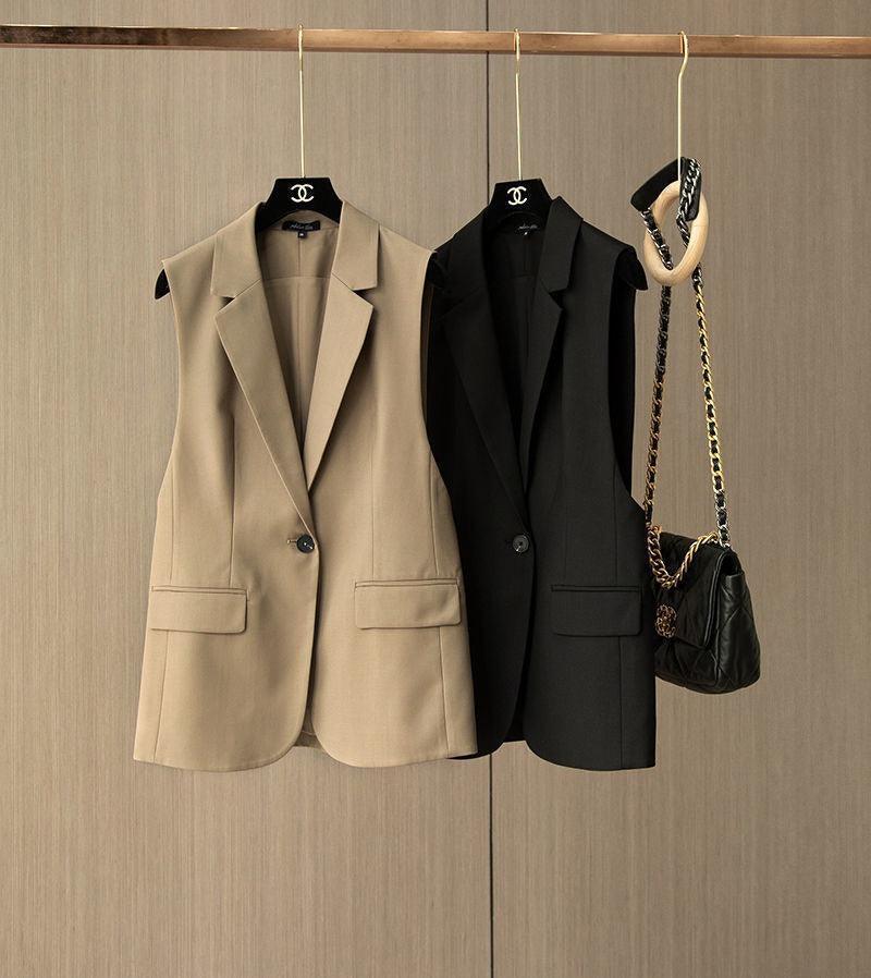 Blazer de Lapela Sophia™ - O Blazer Sem Mangas: Elegância e Estilo em Cada Detalhe! - ModernLar