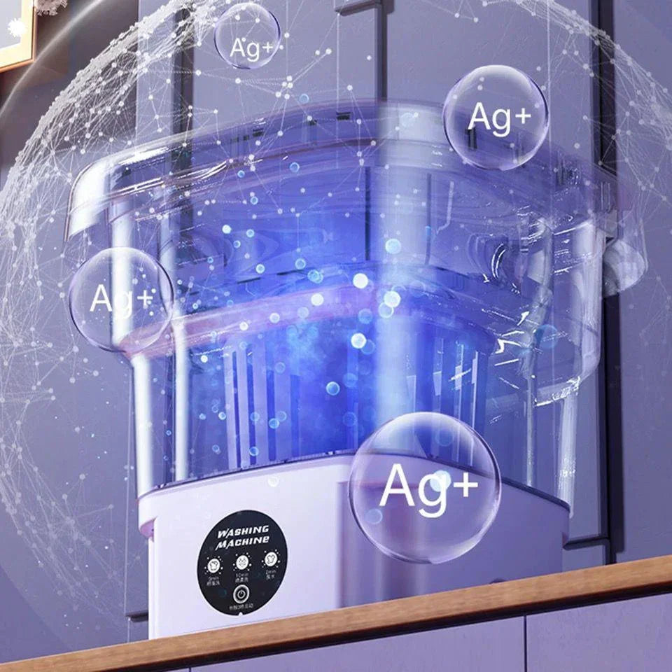 Lava Roupas e Centrifuga Portátil JoyClean™ com Capacidade de 8 Litros / A Revolução na Lavanderia Doméstica! - ModernLar