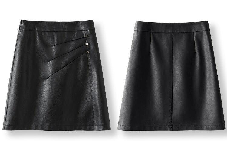 Saia BritneyBelle™ em Couro Sustentável / A peça que combina a atitude icônica com a sofisticação contemporânea que você adora! - ModernLar