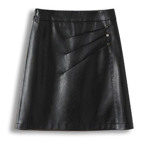 Saia BritneyBelle™ em Couro Sustentável / A peça que combina a atitude icônica com a sofisticação contemporânea que você adora! - ModernLar
