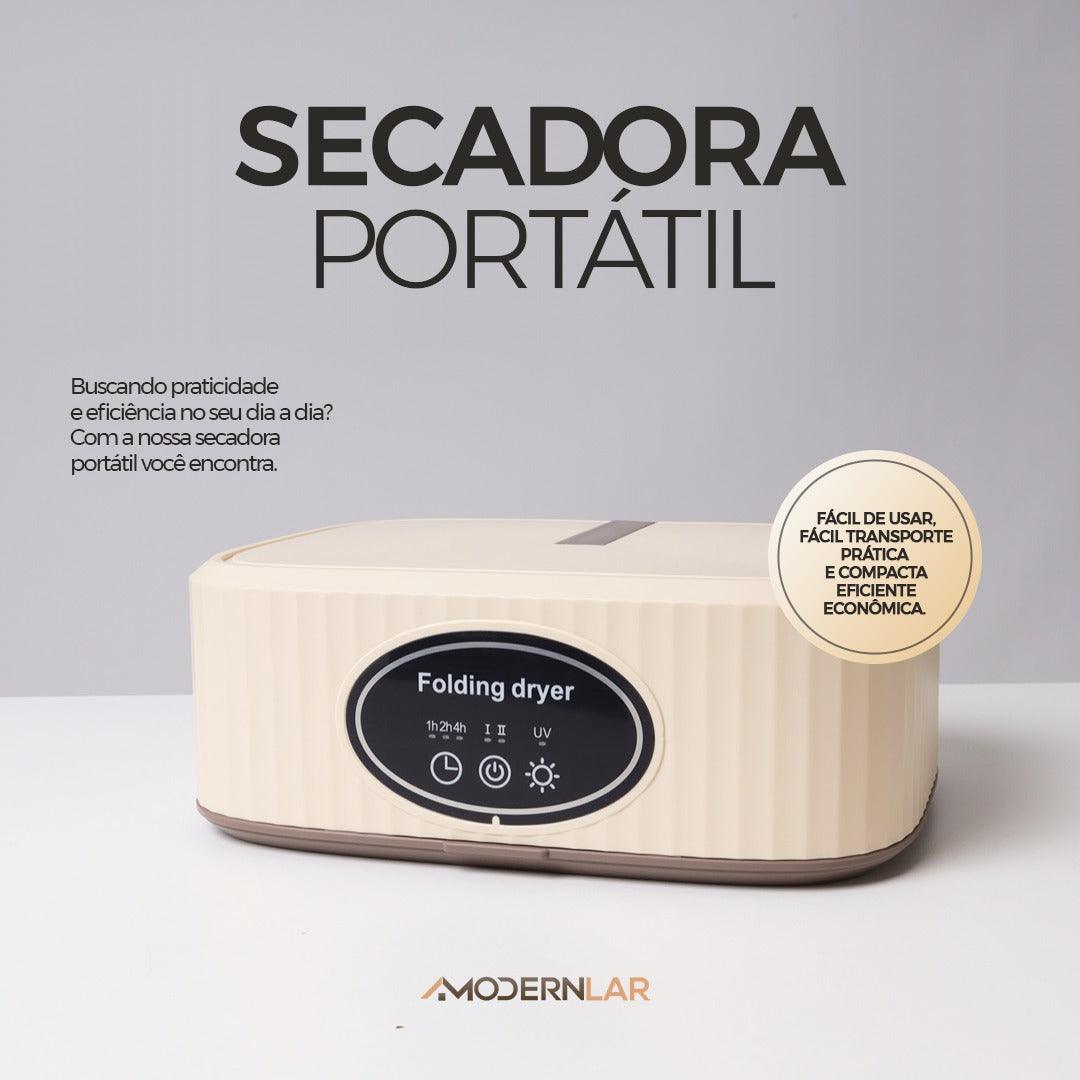 Secadora de Roupas Portátil PureVest™ Roupas Secas e Purificadas com Tecnologia de Ponta! - ModernLar