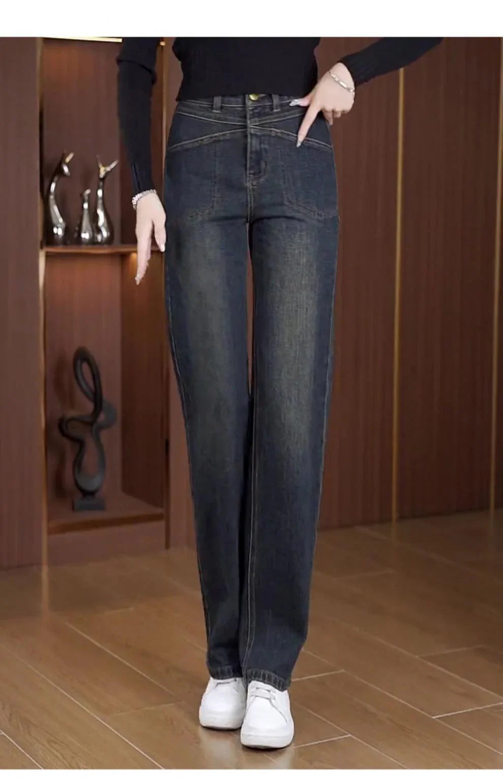 Calça Vivance™ Denim Deluxe - Conforto Premium em Cada Costura! - ModernLar