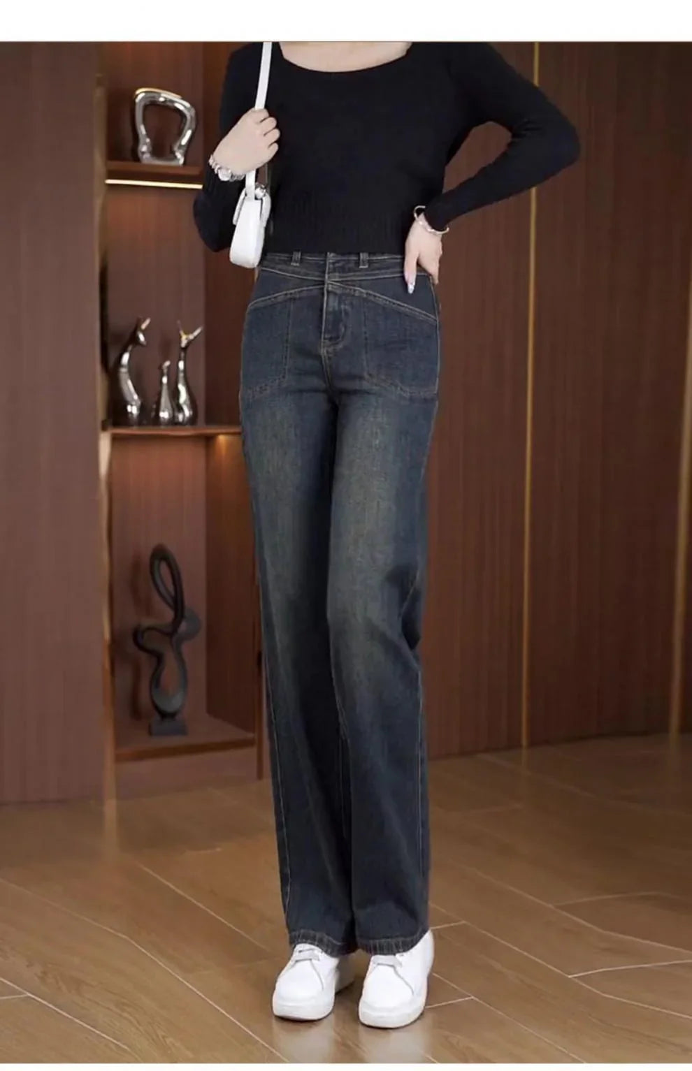 Calça Vivance™ Denim Deluxe - Conforto Premium em Cada Costura! - ModernLar