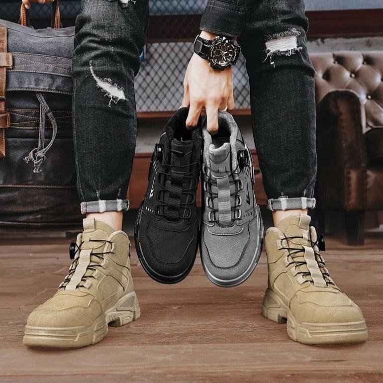 Coturno SanMarino™ Warrior com Inovador Cadarço em Polia / Resistencia, Robustez e Acabamento Premium para Encarar Qualquer Aventura! - ModernLar