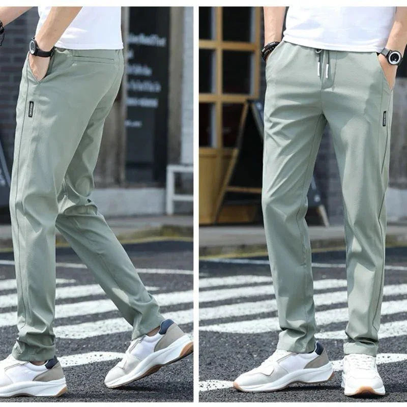 Calças Unissex Stronger em Seda Gelo / Kit com 3 Unidades (Preto, Cinza, Verde) - ModernLar