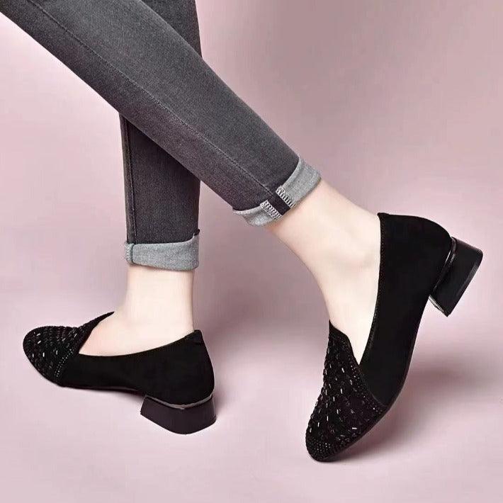 Sapato Denobie™ Slip-On Luxe / Com Adornos Preciosos para um Brilho Discreto e Elegante! - ModernLar