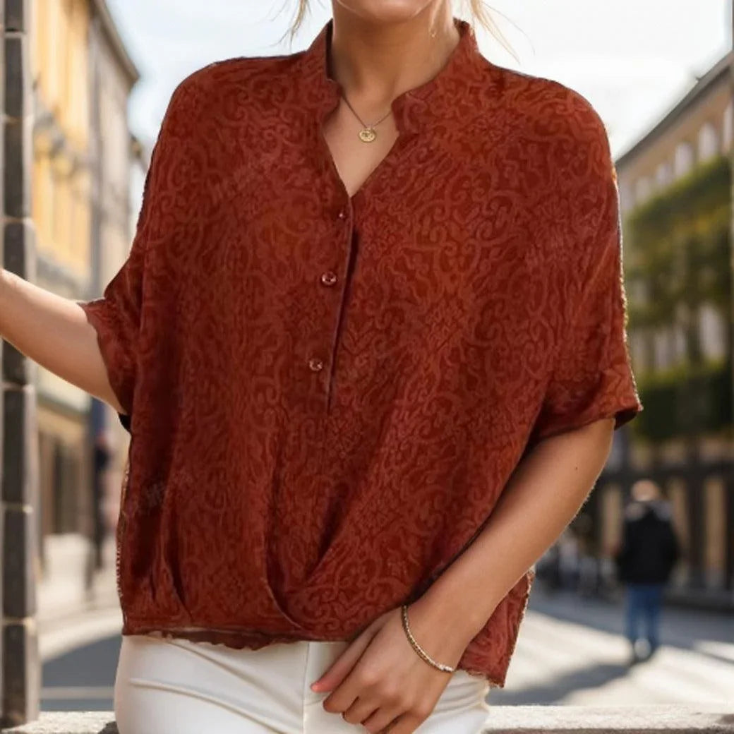 (Super Promo: Compre 1 e Leve 2) Blusa Vicenza™ com Estampa Barroca / Elegância Histórica e Conforto Moderno!