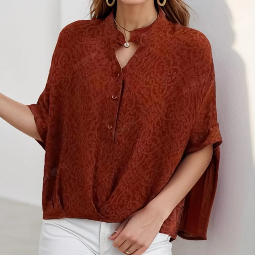 (Super Promo: Compre 1 e Leve 2) Blusa Vicenza™ com Estampa Barroca / Elegância Histórica e Conforto Moderno!