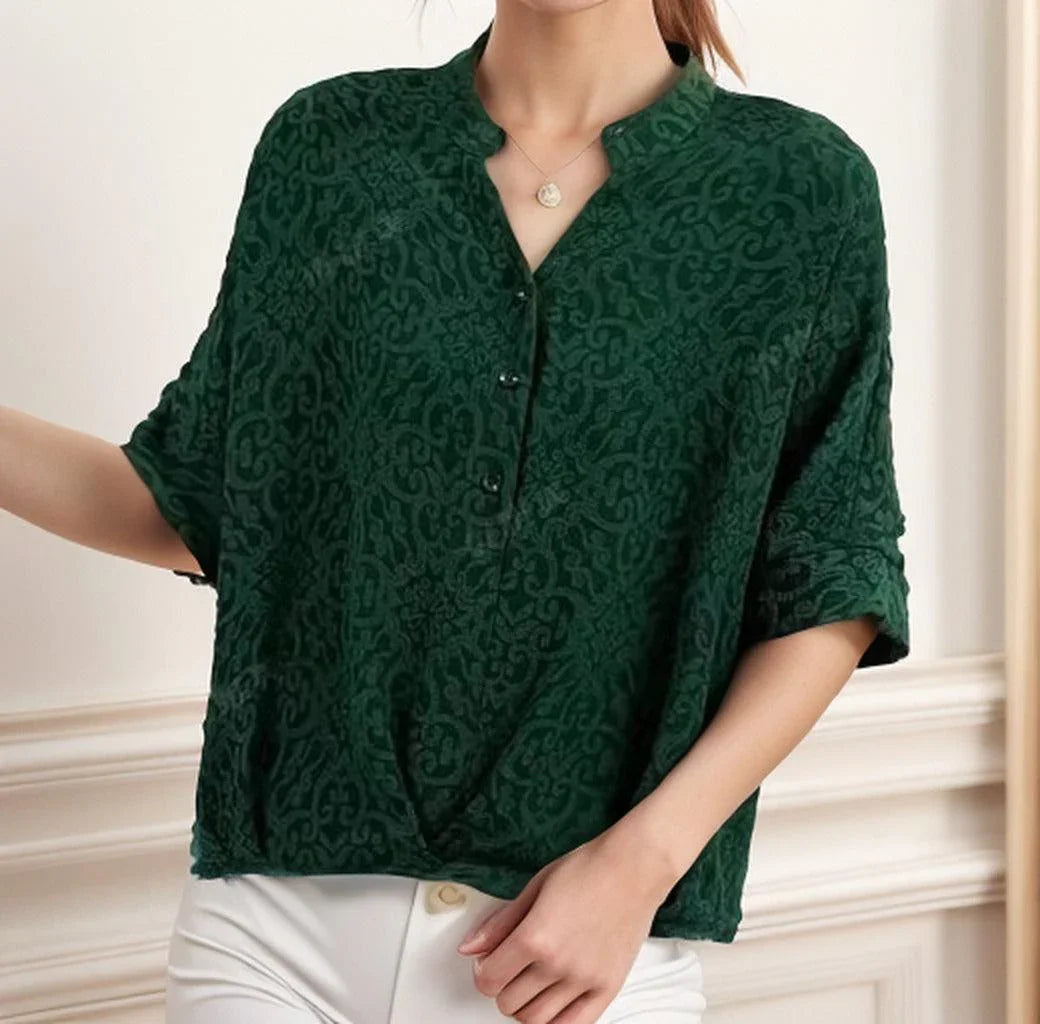 (Super Promo: Compre 1 e Leve 2) Blusa Vicenza™ com Estampa Barroca / Elegância Histórica e Conforto Moderno!