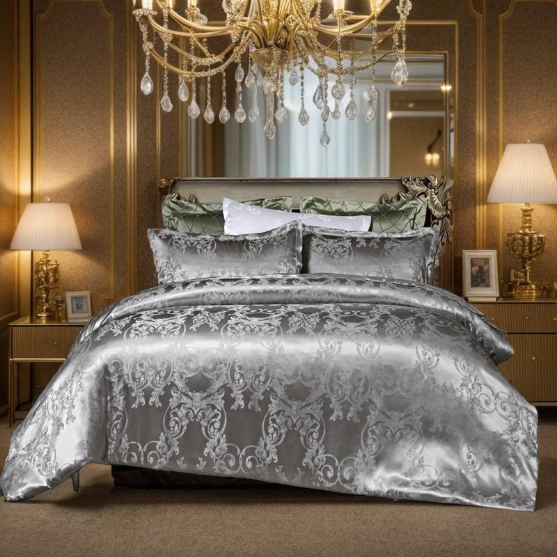 Conjunto de Roupas de Cama Estilo Barroco La Baronesa™ / Luxo & Elegância para Seu Quarto!
