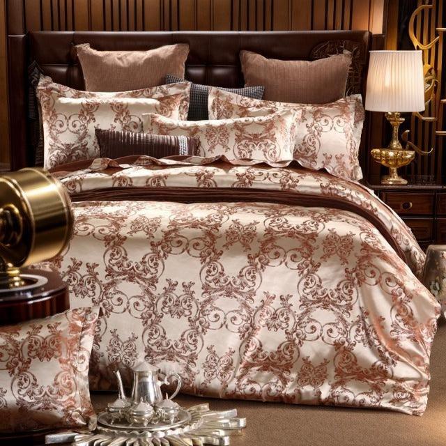 Conjunto de Roupas de Cama Estilo Barroco La Baronesa™ / Luxo & Elegância para Seu Quarto!