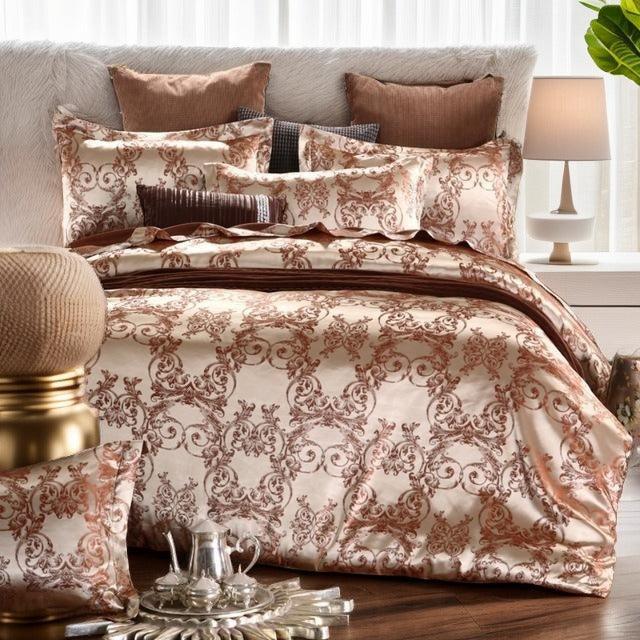 Conjunto de Roupas de Cama Estilo Barroco La Baronesa™ / Luxo & Elegância para Seu Quarto!