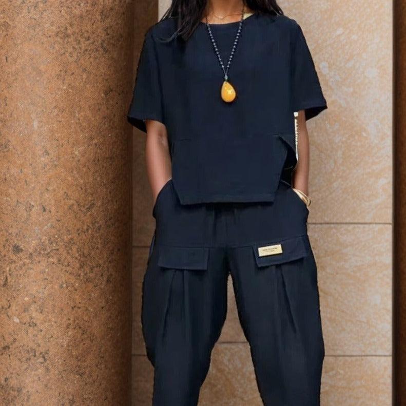 Conjunto Harmonia™ em Linho de Algodão / Elegância Descontraída e Conforto Absoluto