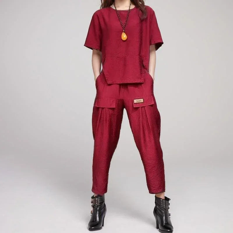 Conjunto Harmonia™ em Linho de Algodão / Elegância Descontraída e Conforto Absoluto