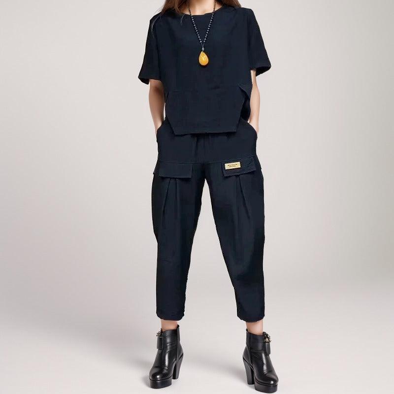 Conjunto Harmonia™ em Linho de Algodão / Elegância Descontraída e Conforto Absoluto