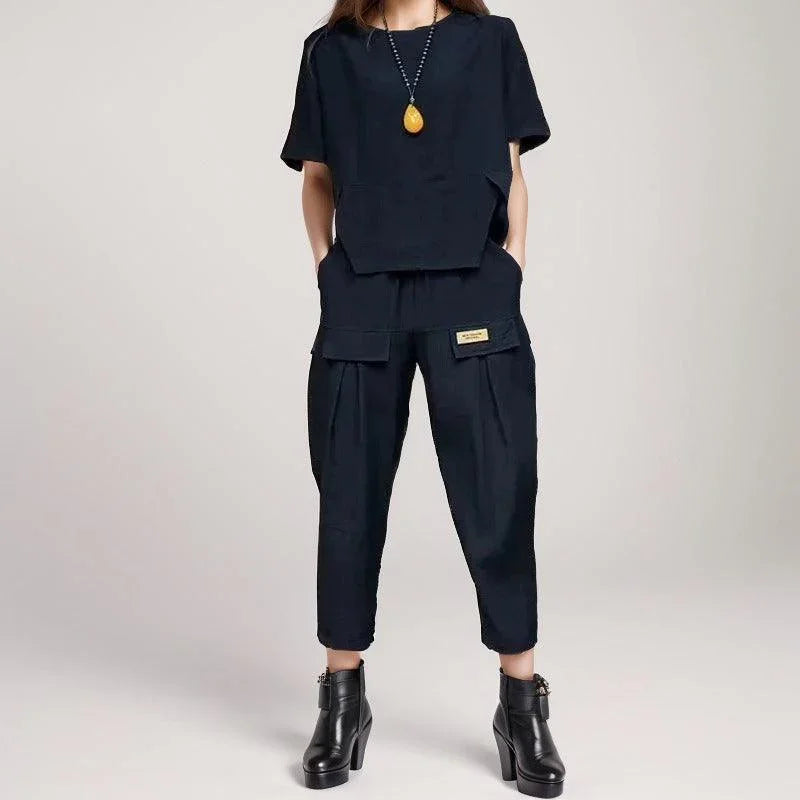 Conjunto Harmonia™ em Linho de Algodão / Elegância Descontraída e Conforto Absoluto