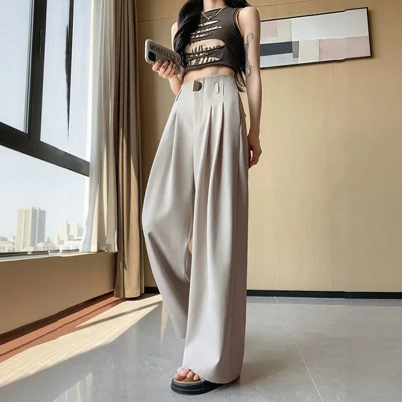 Calça Pantalona Verona™ em Gabardine Leve com Efeito Modelador / Elegância e Conforto que Valorizam Sua Silhueta!