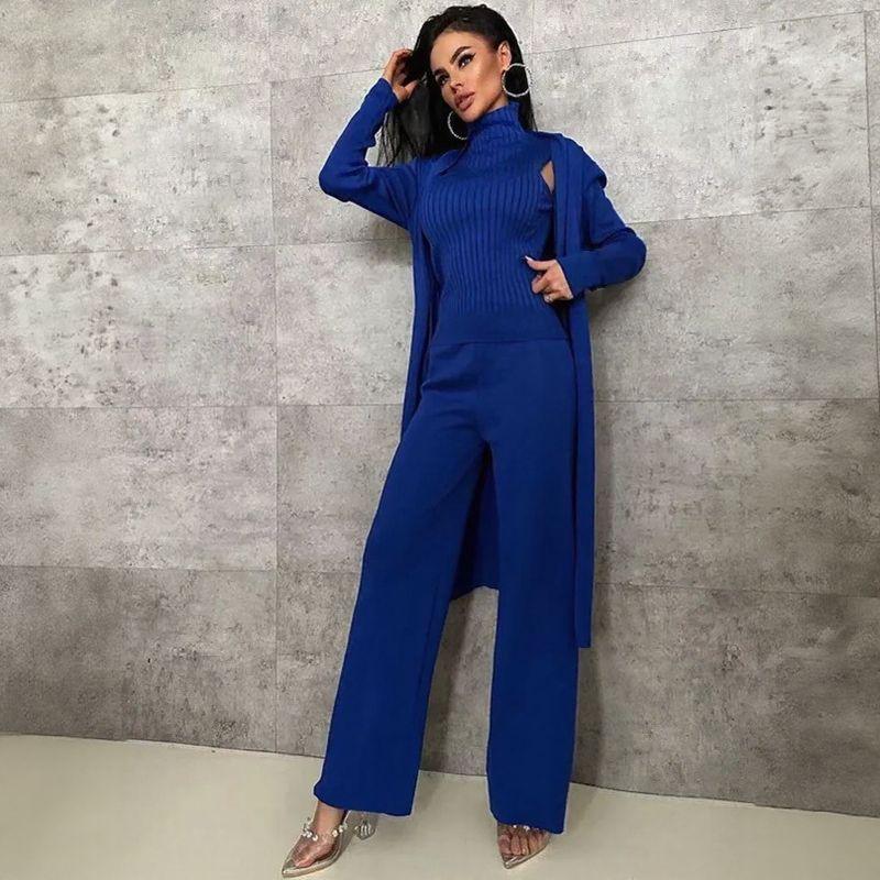 Conjunto Monroe™ com 3 Peças em Malha Premium / Sua Escolha Certa para um Estilo Moderno com Máximo Conforto!