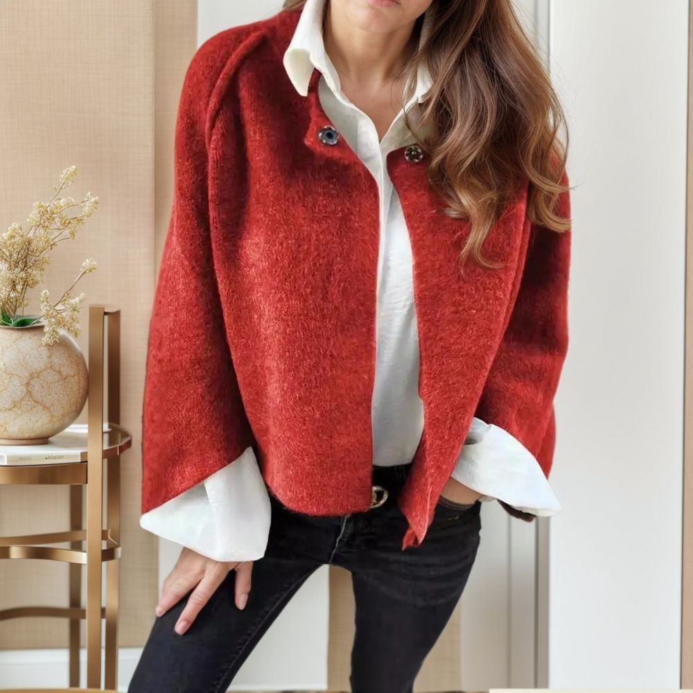 Casaco Sobretudo Claire™ com Toque Aveludado / Conforto e Elegância para os Dias Frios!